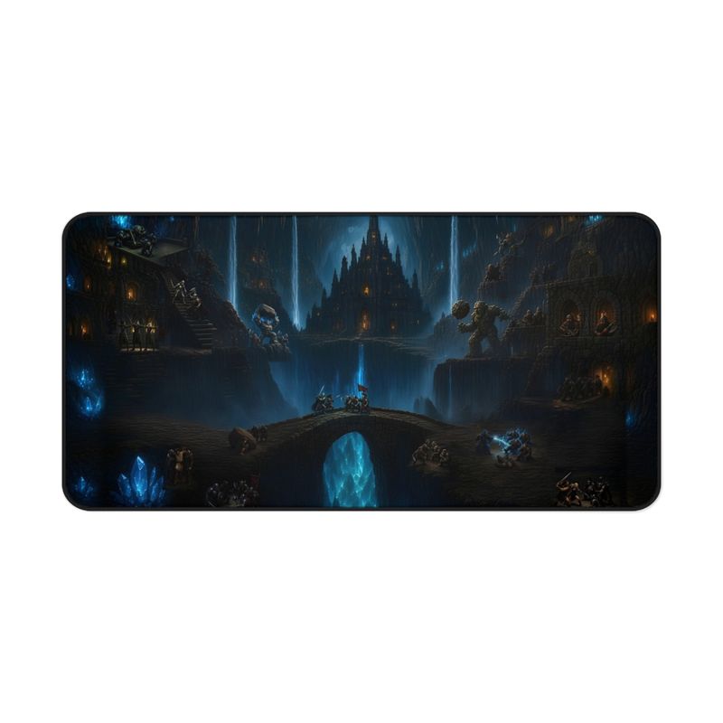 Chasm Battle Fantasy Desk Mat, Large Gaming Mouse Pad, 16x32 RPG Desk Pad, Tabletop Gamer Gift Chasm Battle Fantasy Desk Mat, Large Gaming Mouse Pad, 16x32 RPG Desk Pad, Tabletop Gamer Gift