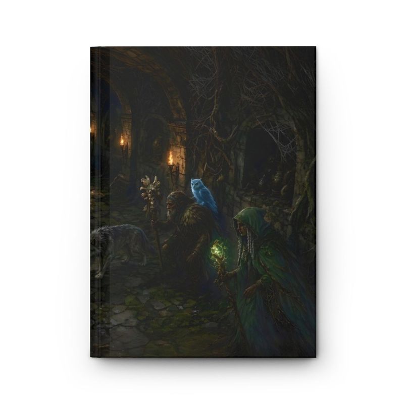 Myth and Monster Druid Dungeon Hardcover Journal - Blank Fantasy Sketchbook Myth and Monster Druid Dungeon Hardcover Journal - Blank Fantasy Sketchbook