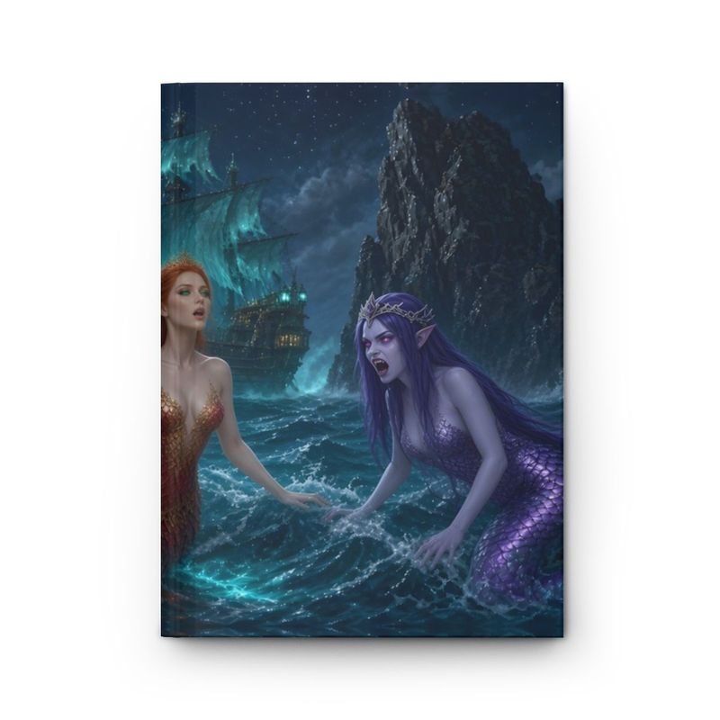 Phantom Galleon and Sirens Reef Hardcover Journal - Dark Fantasy Ghost Ship and Mermaids Lined Notebook, Fantasy RPG Diary - Redwood Roots Phantom Galleon and Sirens Reef Hardcover Journal - Dark Fantasy Ghost Ship and Mermaids Lined Notebook, Fantasy RPG Diary - Redwood Roots
