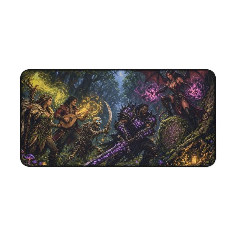 Succubus Glade Battle Dark Fantasy Desk Mat, Large Gaming Mouse Pad, 16x32 RPG Desk Pad, Myth and Monster Gift Succubus Glade Battle Dark Fantasy Desk Mat, Large Gaming Mouse Pad, 16x32 RPG Desk Pad, Myth and Monster Gift